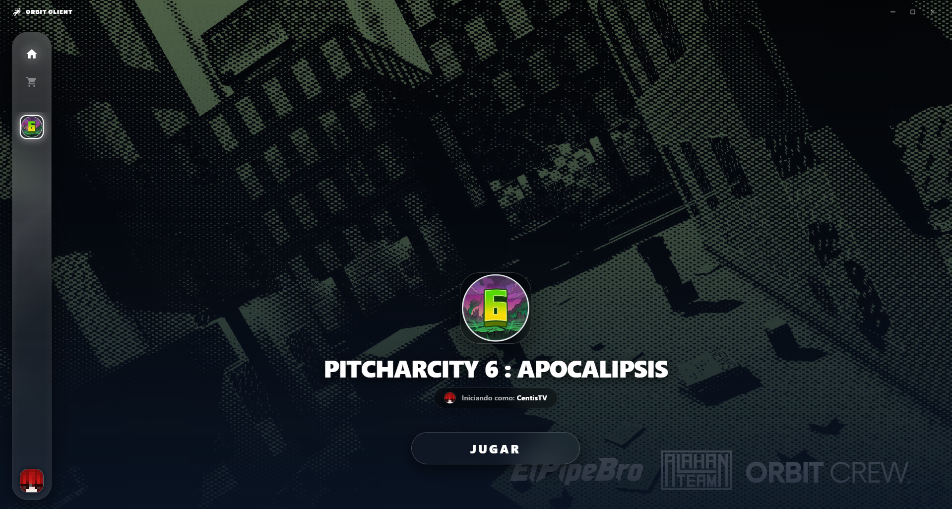 Mockup del Launcher Orbit